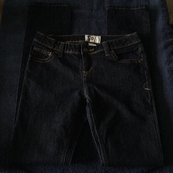 SO Dark Wash Skinny Jeans 3 - Picture 5 of 6